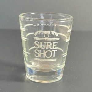 Vintage "Sure Shot" Shot Glass With Measurements
